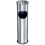 Stainless Steel Ashbin Including Dustbin 56x15.5cm 1
