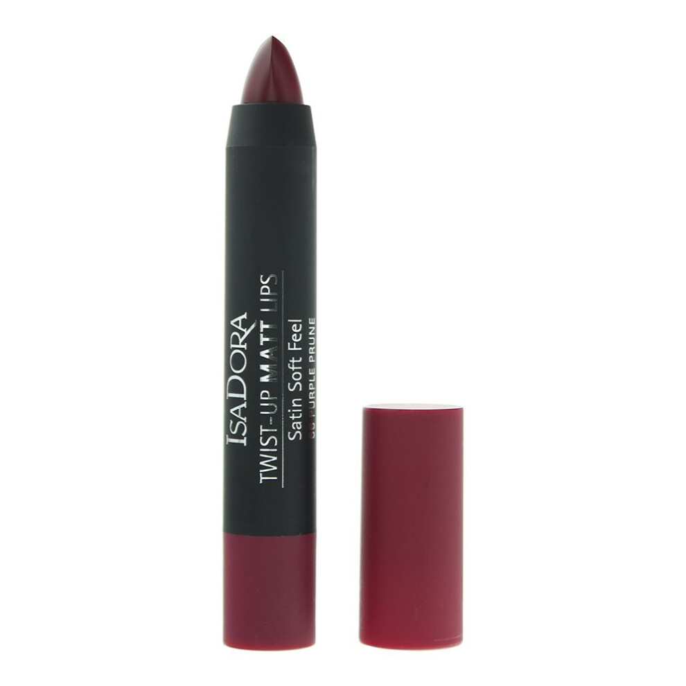 Isadora Women's Purple Twist-Up Matte Lipstick 66 Plum 3.3G For - Image 5