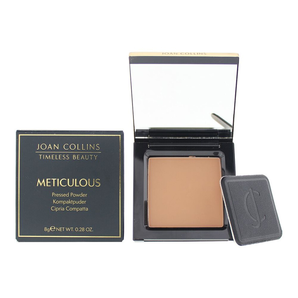 Joan Collins Meticulous Dark Pressed Powder 8G For Women-image-OPC-PDTMGZD-NEW