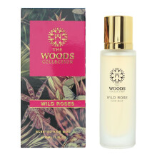 The Woods Collection, Wild Roses, Ceață parfumată de păr, pentru femei, Vetiver, 30 ml