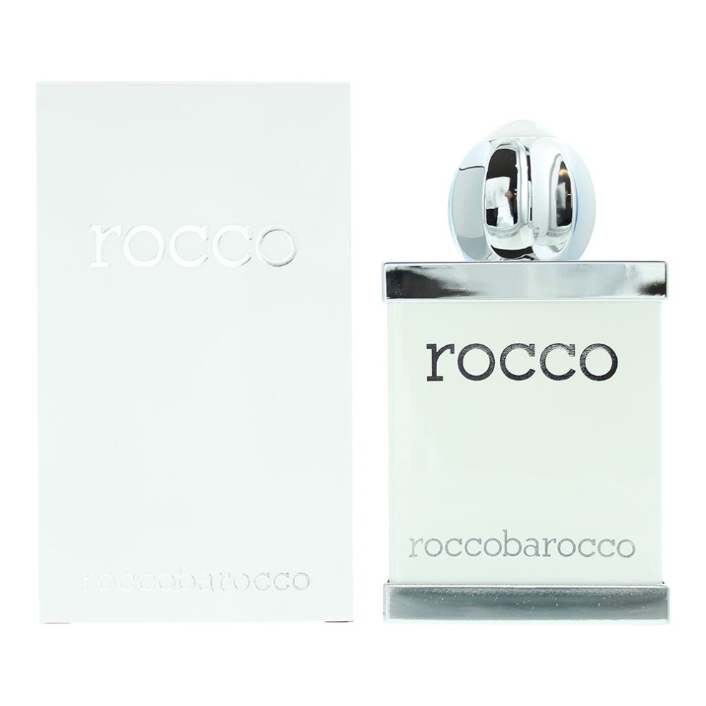 Rocco Barocco Men's White For Eau De Toilette 100Ml - Image 3