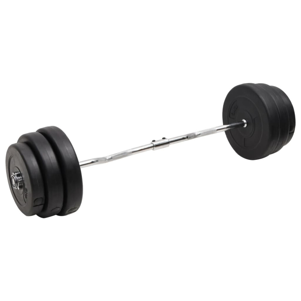 Vidaxl (90 Kg, 1) Barbell Set Fitness Free Weight Plate Set Dumbbell Set Workout Tool