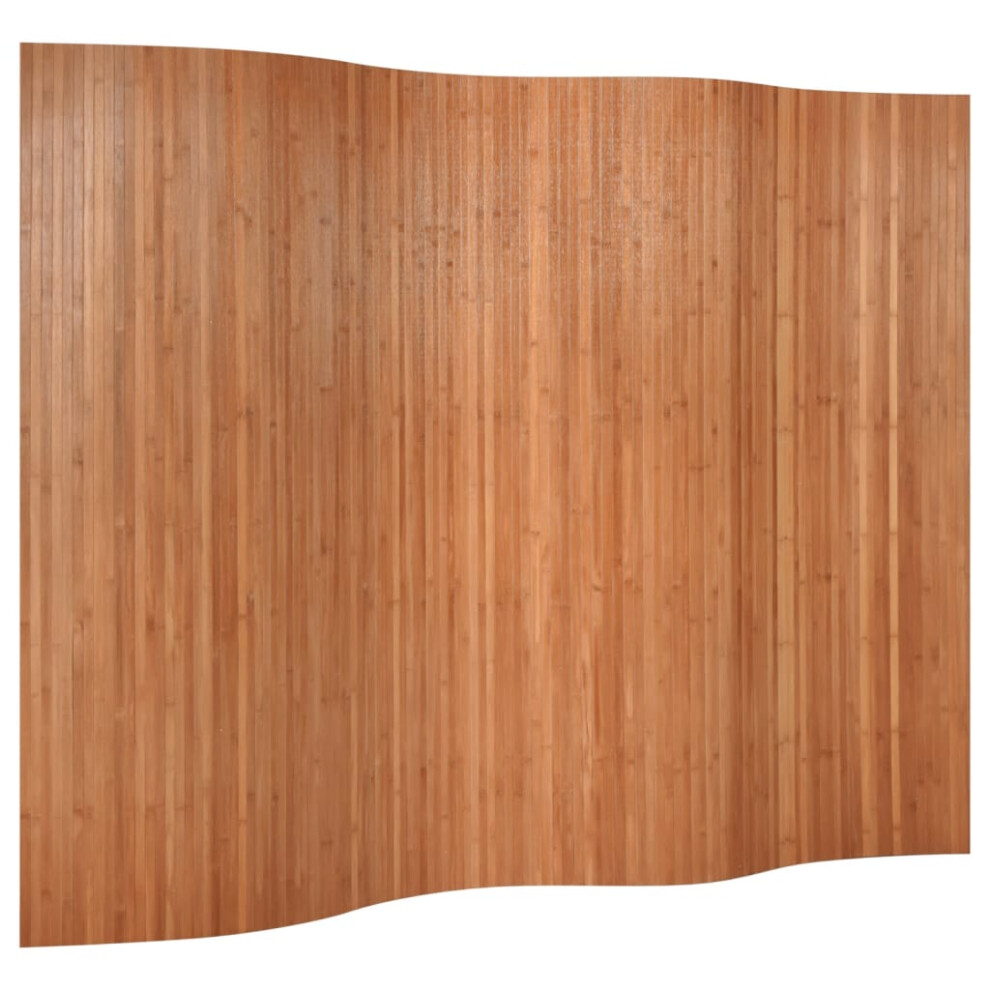 (brown, 165 x 250 cm) vidaXL Room Divider Indoor Privacy Screen Room Partition Privacy PanelÃÂ Bamboo