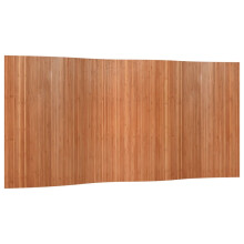 (brown, 165 x 400 cm) vidaXL Room Divider Indoor Privacy Screen Room Partition Privacy Panel Bamboo