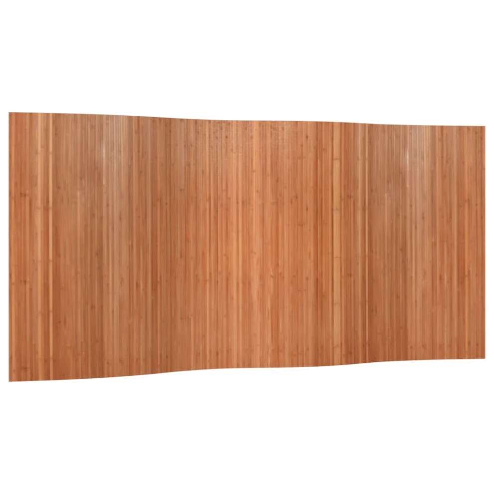 Vidaxl (Brown, 165 X 400 Cm) Room Divider Indoor Privacy Screen Room Partition Privacy Panel Bamboo