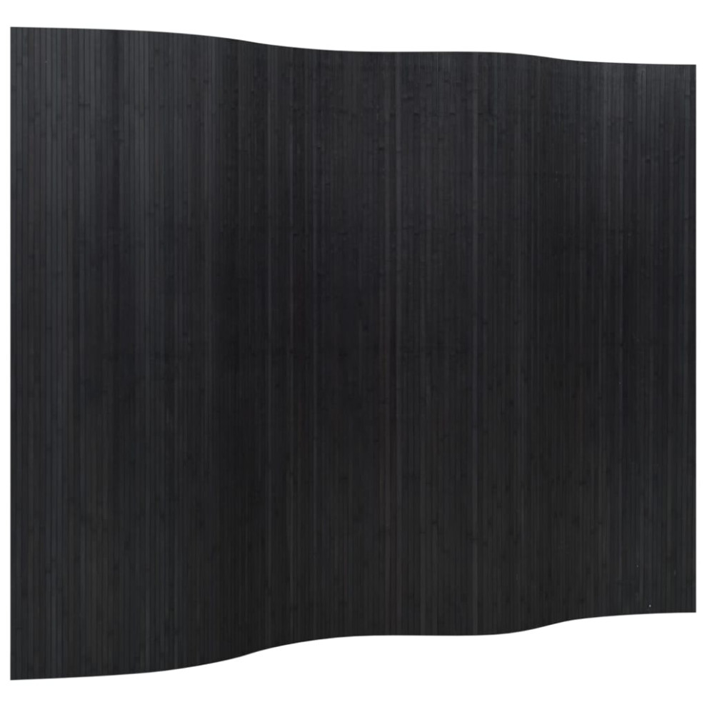 Vidaxl (Black, 165 X 250 Cm) Room Divider Indoor Privacy Screen Room Partition Privacy Panel Bamboo