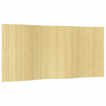 (light natural, 165 x 400 cm) vidaXL Room Divider Indoor Privacy Screen Room Partition Privacy Panel Bamboo