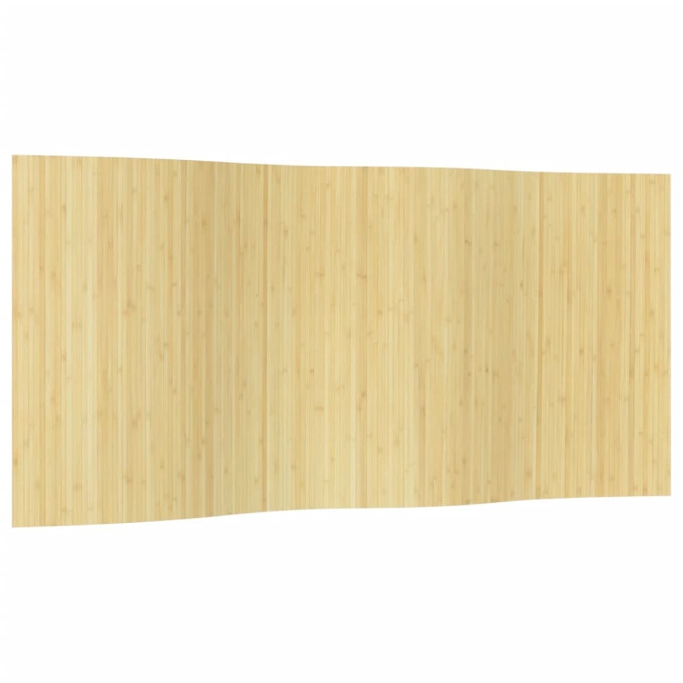 Vidaxl (Light Natural, 165 X 400 Cm) Room Divider Indoor Privacy Screen Room Partition Privacy Panel Bamboo
