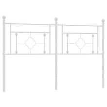 (white, 160 cm) vidaXL Metal Headboard Bedroom Home Decorative Bed Header Metal Bed Headboard