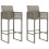 VidaXL vidaXL Garten-Barhocker 2 Stk. Grau Poly Rattan 1