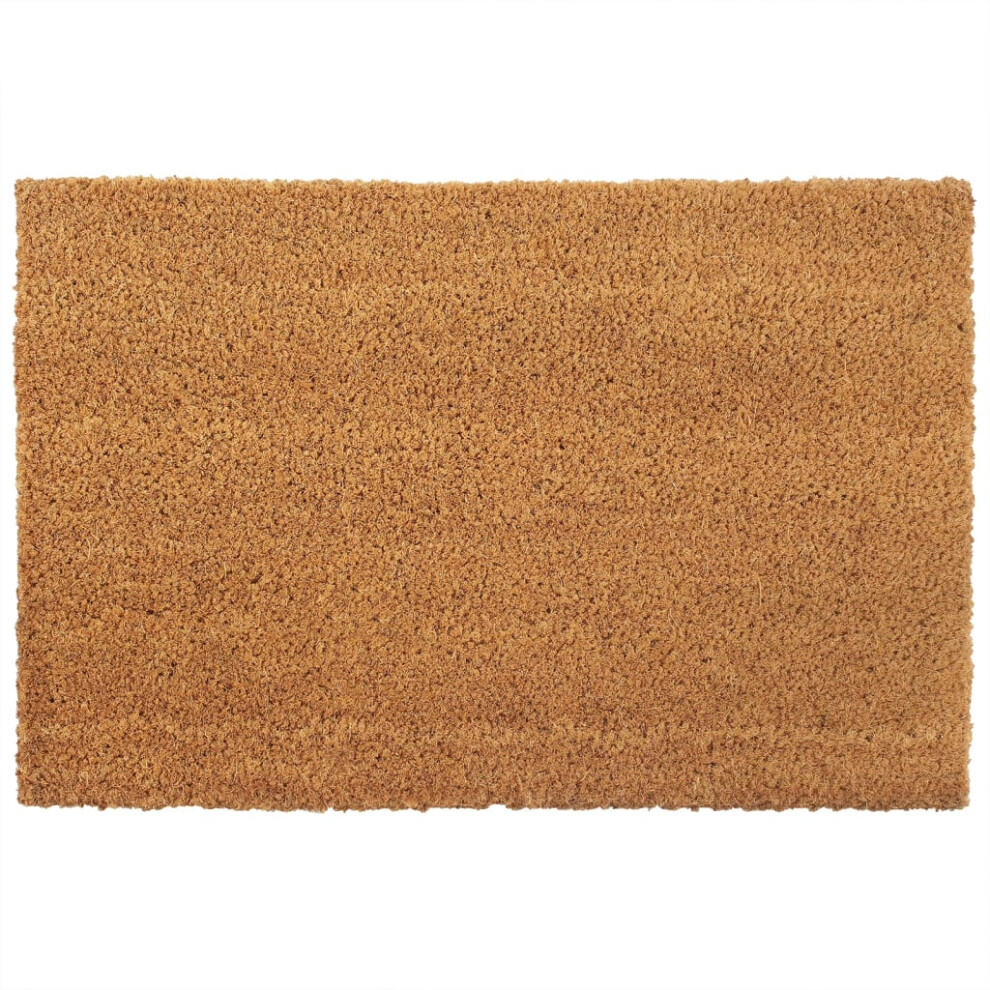 vidaXL Door Mat Floor Mat Indoor Outdoor Entrance Doormat Natural Tufted Coir