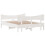 VidaXL vidaXL Bed Frame with Headboard Bed White 135x190 cm Double Solid Wood Pine 6