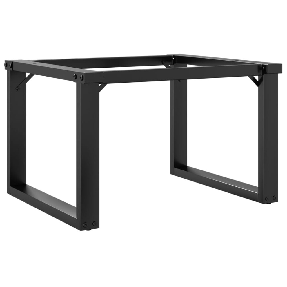 Vidaxl Coffee Table Legs O-Frame Desk Legs Diy Metal Furniture Legs Steel 8721012282445