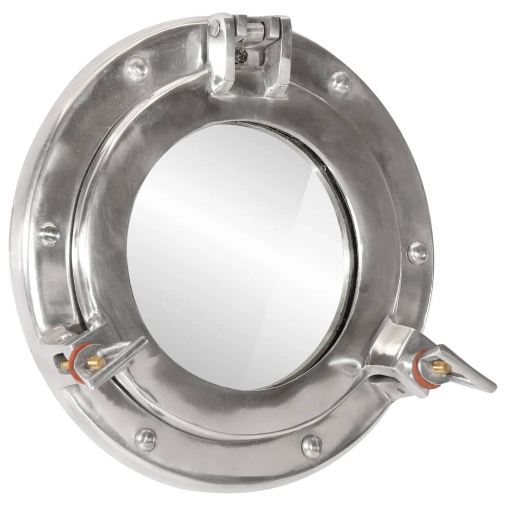 vidaXLÂ Porthole MirrorÂ Wall Hanging Home Chic DecorativeÂ Aluminium and Glass