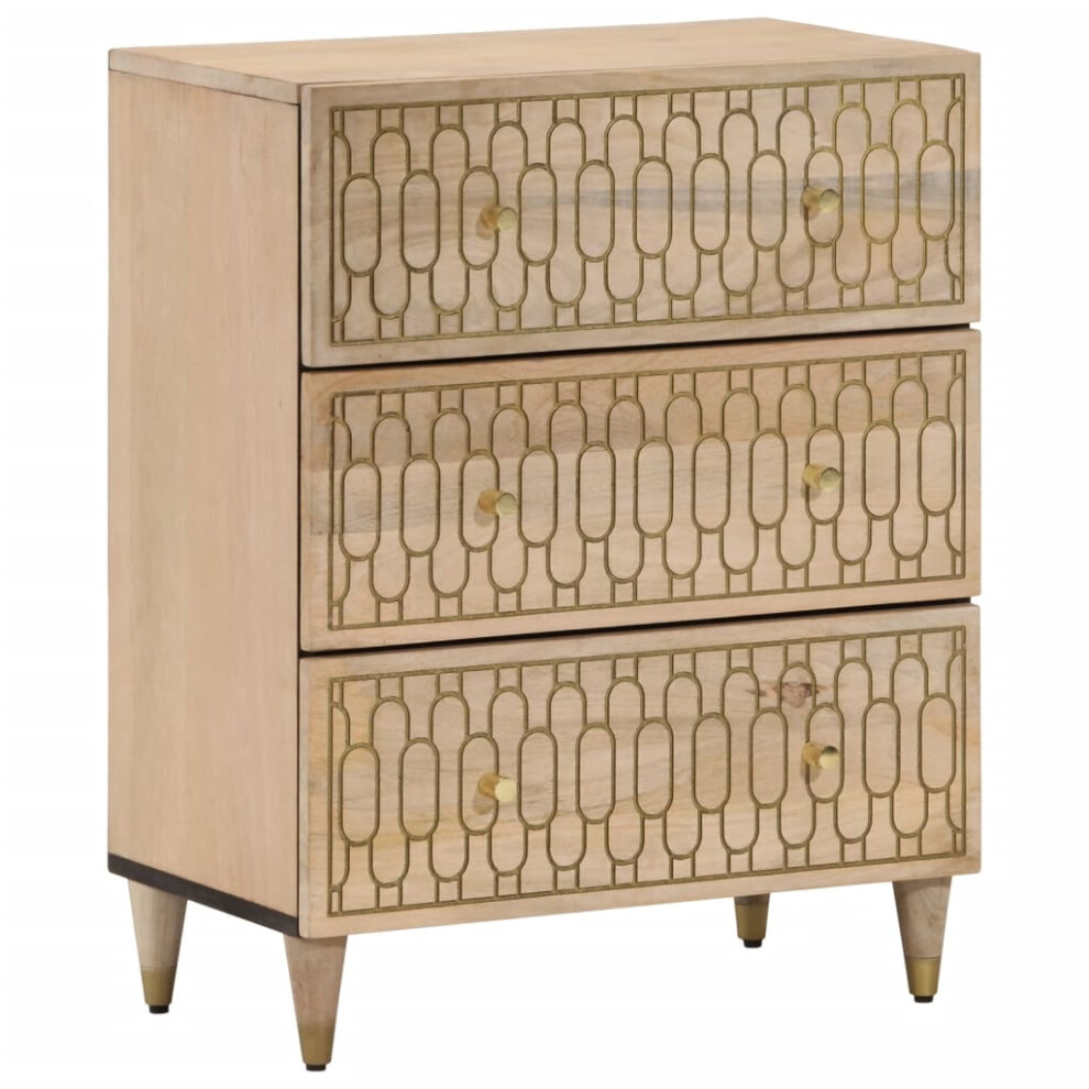 Vidaxl Side Cabinet Storage Cabinet Buffet Cupboard Sideboard Solid Wood Mango