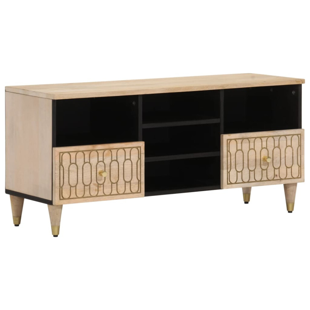 Vidaxl Tv Cabinet Sideboard Entertainment Centre Tv Stand Solid Wood Mango