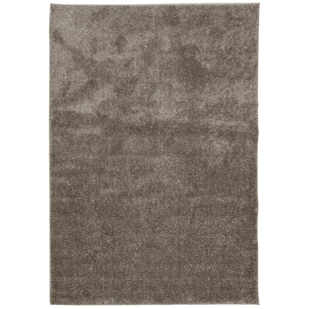 Vidaxl Rug Shaggy Rug Fluffy Area Rug Soft Istan High Pile Shiny Look Grey