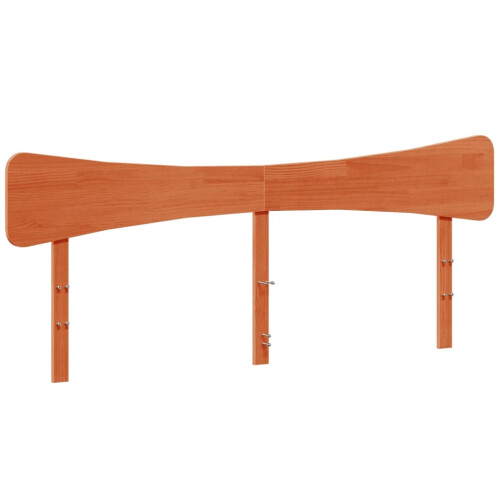 VidaXL vidaXL Headboard Bed Header Bed Headboard Wax Brown 200 cm Solid Wood Pine