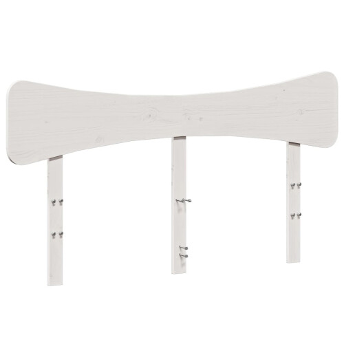 VidaXL vidaXL Headboard Bed Header Bed Headboard Panel White 160 cm Solid Wood Pine 1