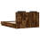 VidaXL vidaXL Bed Frame with Headboard Bed Smoked Oak Small Double Engineered Wood 6