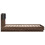 VidaXL vidaXL Bed Frame with Headboard Bed Brown Oak Small Double Engineered Wood 5