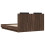 VidaXL vidaXL Bed Frame with Headboard Bed Brown Oak Small Double Engineered Wood 6