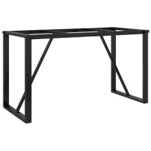 vidaXL Dining Table Legs O-Frame Desk Legs DIY Metal Furniture Legs Steel