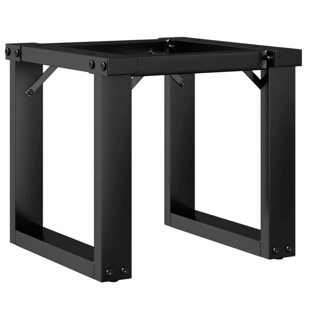 vidaXL Coffee Table Legs O-Frame Desk Legs DIY Metal Furniture Legs Steel