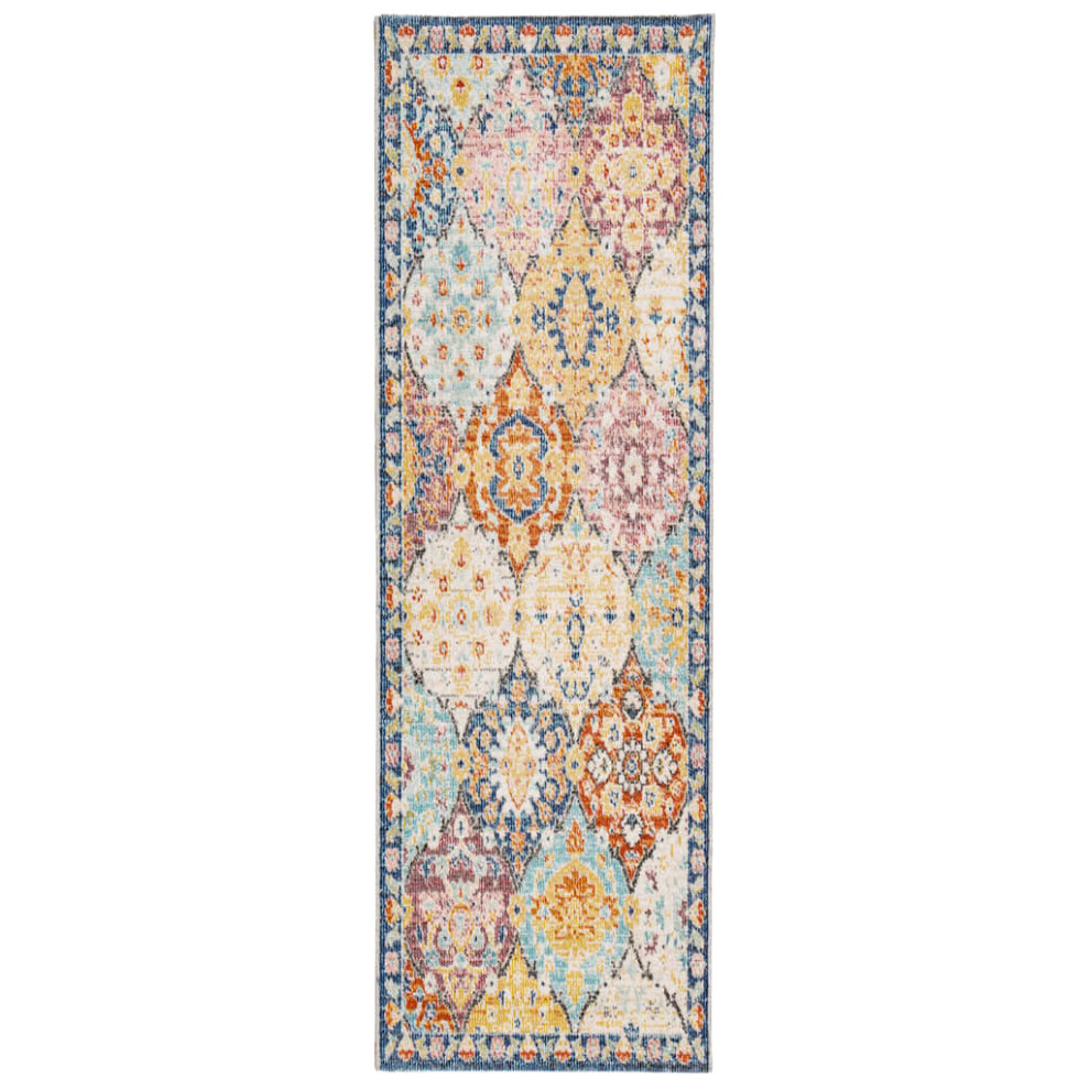 vidaXL Rug Floor Mat Area Rug Hallway Carpet Indoor and Outdoor Vintage Design