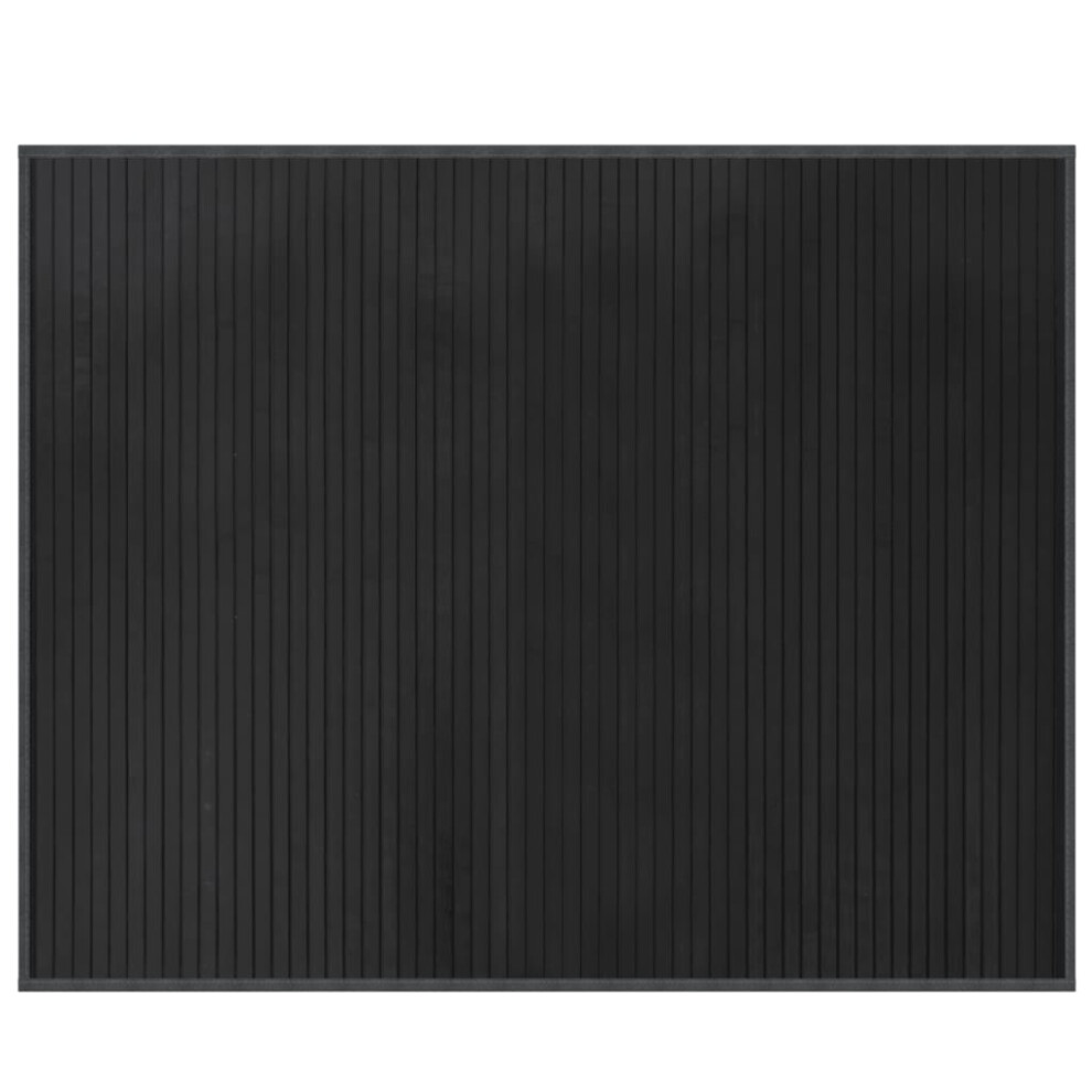 Vidaxl Rug Floor Mat Area Rug Hallway Carpet Runner Rectangular Bamboo Grey