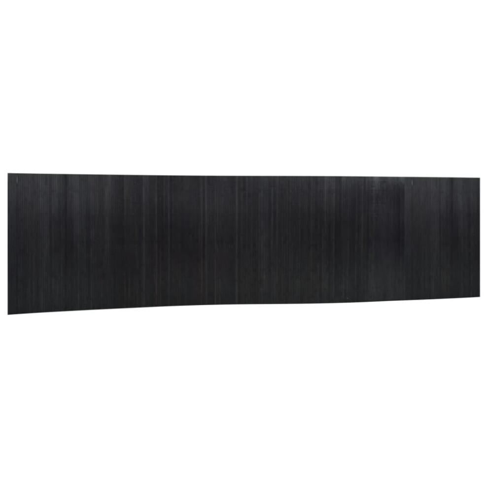 vidaXL Room Divider Privacy Screen Room Partition Privacy Panel Black Bamboo