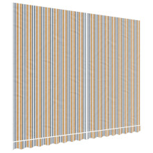 vidaXL Ersatzstoff für Markise Orange und Blau 380x295 cm Polyester