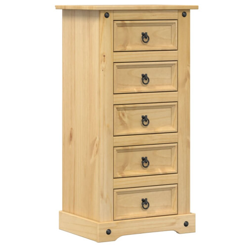 VidaXL vidaXL Bedside Cabinet Nightstand Bed Side Table Bed Cabinet Solid Wood Pine 1
