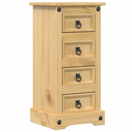 VidaXL vidaXL Bedside Cabinet Nightstand Bed Side Table Bed Cabinet Solid Wood Pine 1