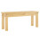 VidaXL vidaXL Dining Bench Hallway Dining Room Seat Kitchen Bench Solid Wood Pine 6