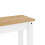 VidaXL vidaXL Dining Bench Hall Dining Room Seat Kitchen Bench White Solid Wood Pine 7