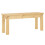 VidaXL vidaXL Dining Bench Hallway Dining Room Seat Kitchen Bench Solid Wood Pine 2