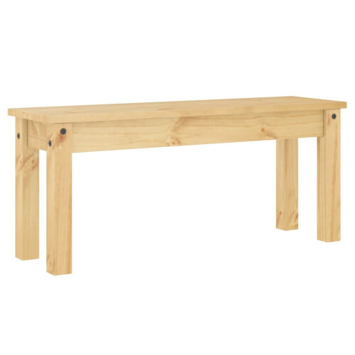 VidaXL vidaXL Dining Bench Hallway Dining Room Seat Kitchen Bench Solid Wood Pine 1