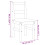 VidaXL vidaXL Dining Chairs Dining Room Kitchen Chair 2 pcs Grey Solid Wood Pine 9