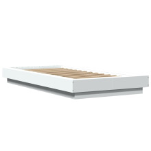 vidaXL Bed Frame Home Bed Base Bedstead White 90x190 cm Single Engineered Wood