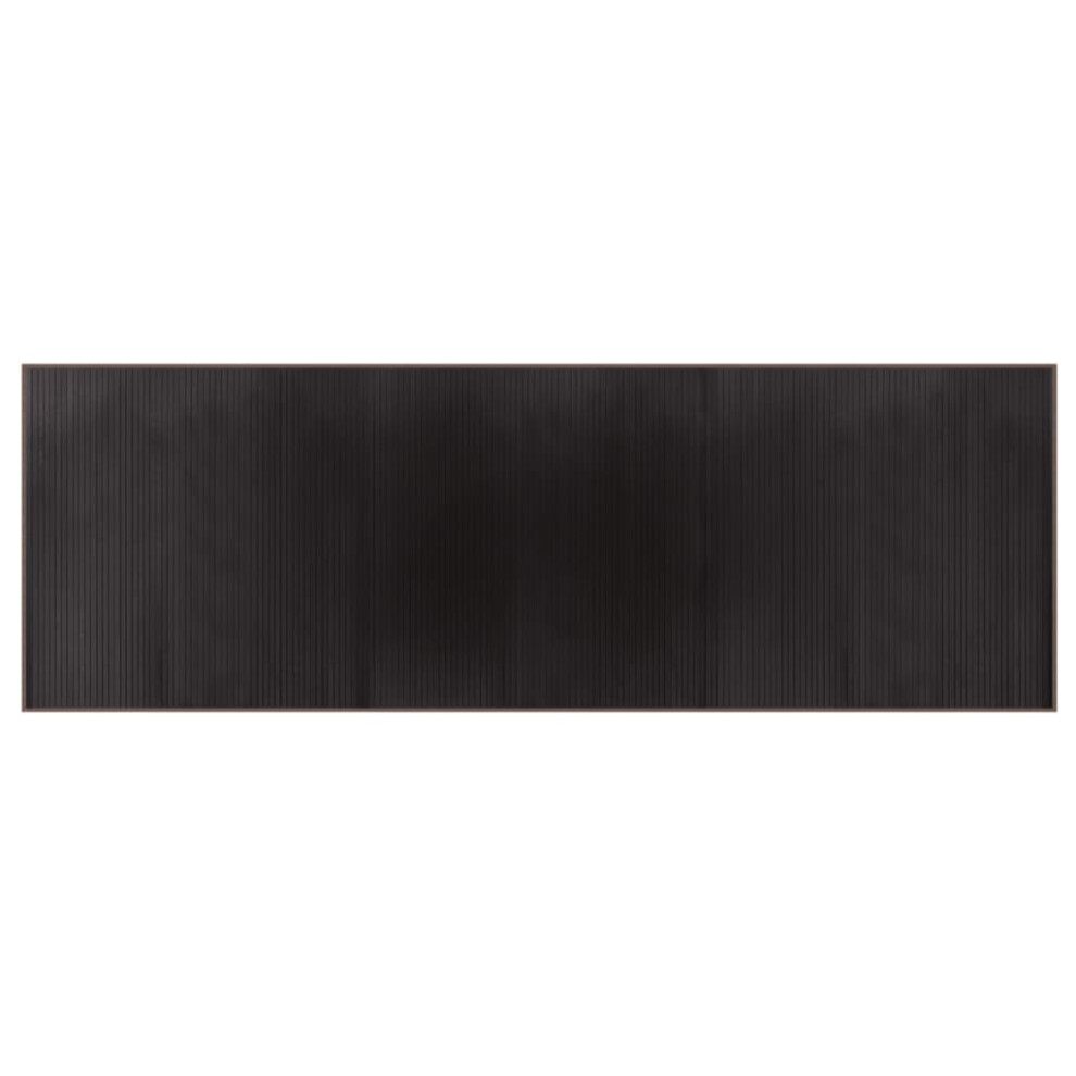 vidaXL Rug Floor Mat Area Rug Carpet Runner Rectangular Dark Brown Bamboo-image-OPC-PDTMMJ8-NEW