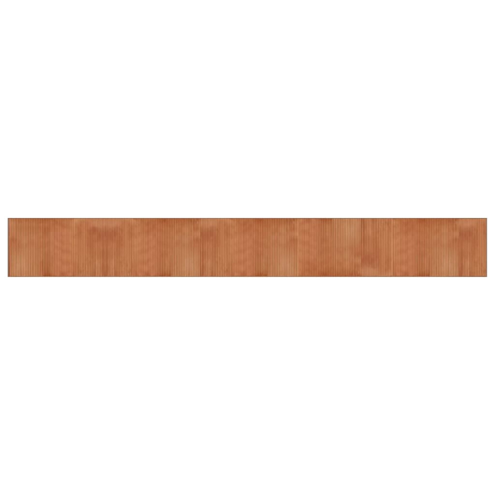 vidaXL Rug Floor Mat Area Rug Hallway Carpet Runner Rectangular Brown Bamboo