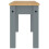VidaXL vidaXL Dining Bench Hall Dining Room Seat Kitchen Bench Grey Solid Wood Pine 5