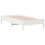 VidaXL vidaXL Bed Frame Home Bed Base Bedstead White 90x190 cm Single Solid Wood Pine 1