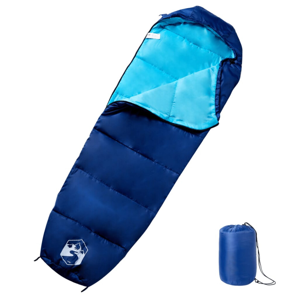 vidaXL Mummy Sleeping Bag for Adults Camping Hiking Sleeping Bag 3 Seasons