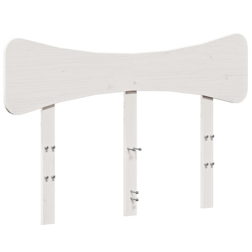 VidaXL vidaXL Headboard Bed Header Bed Headboard Panel White 120 cm Solid Wood Pine 1