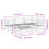 VidaXL vidaXL Garden Sofa Set 5 Piece Outdoor Sofa Set Corner Sofa Solid Wood Pine 4