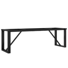 vidaXL Coffee Table Legs O-Frame Desk Legs DIY Metal Furniture Legs Steel