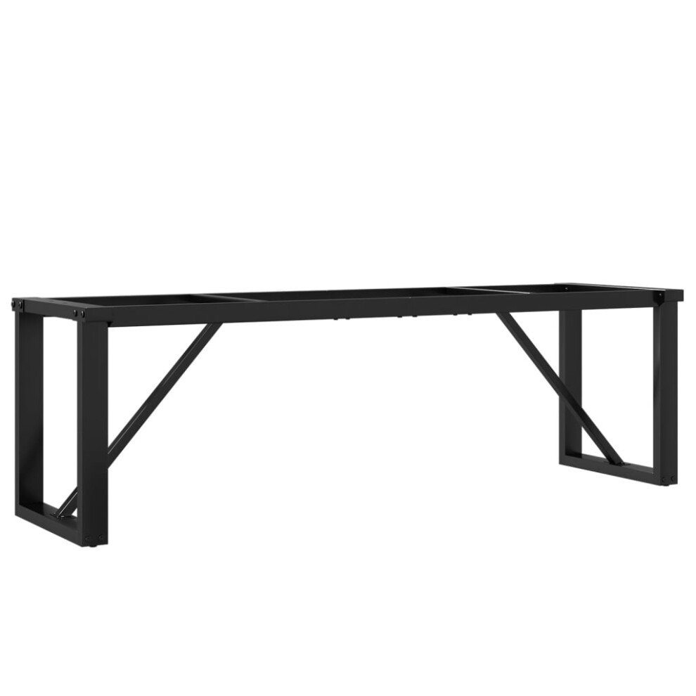 Vidaxl Coffee Table Legs O-Frame Desk Legs Diy Metal Furniture Legs Steel