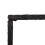 VidaXL vidaXL Bar Table Bistro Table Dining Table with Glass Top Black Poly Rattan 5